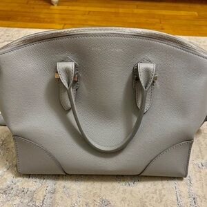 Alexander McQueen Light Gray Satchel